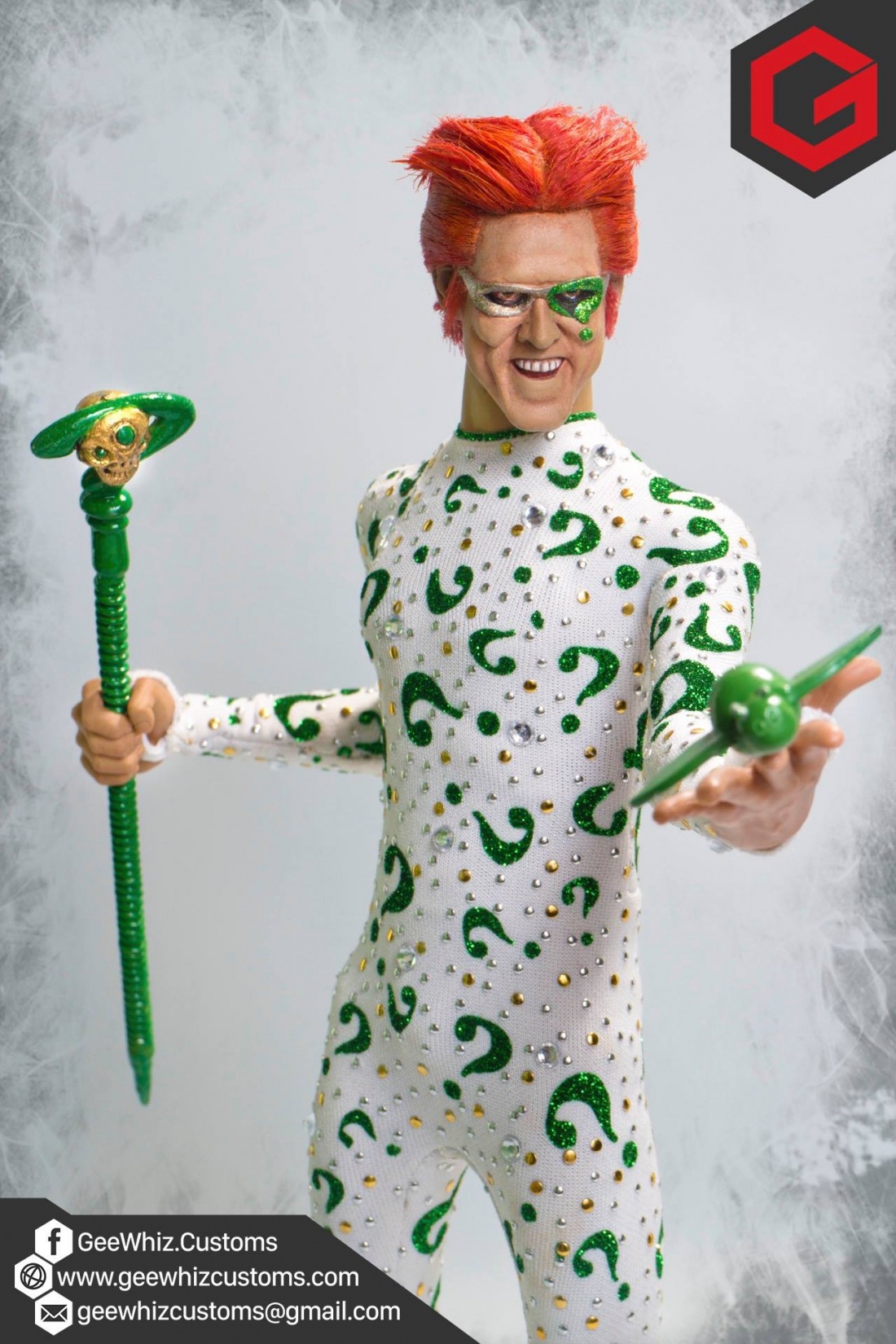 the riddler jim carrey costume