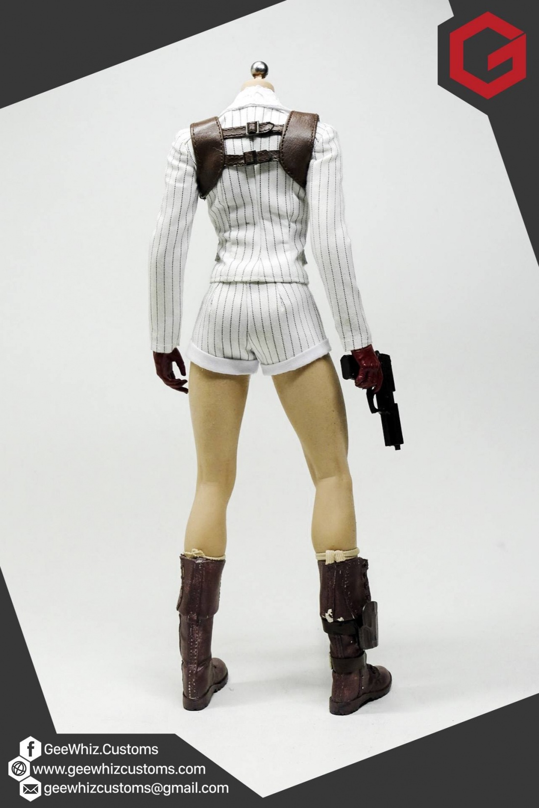 1:6 Scale Bionic Woman Outfit - Geewhiz Customs