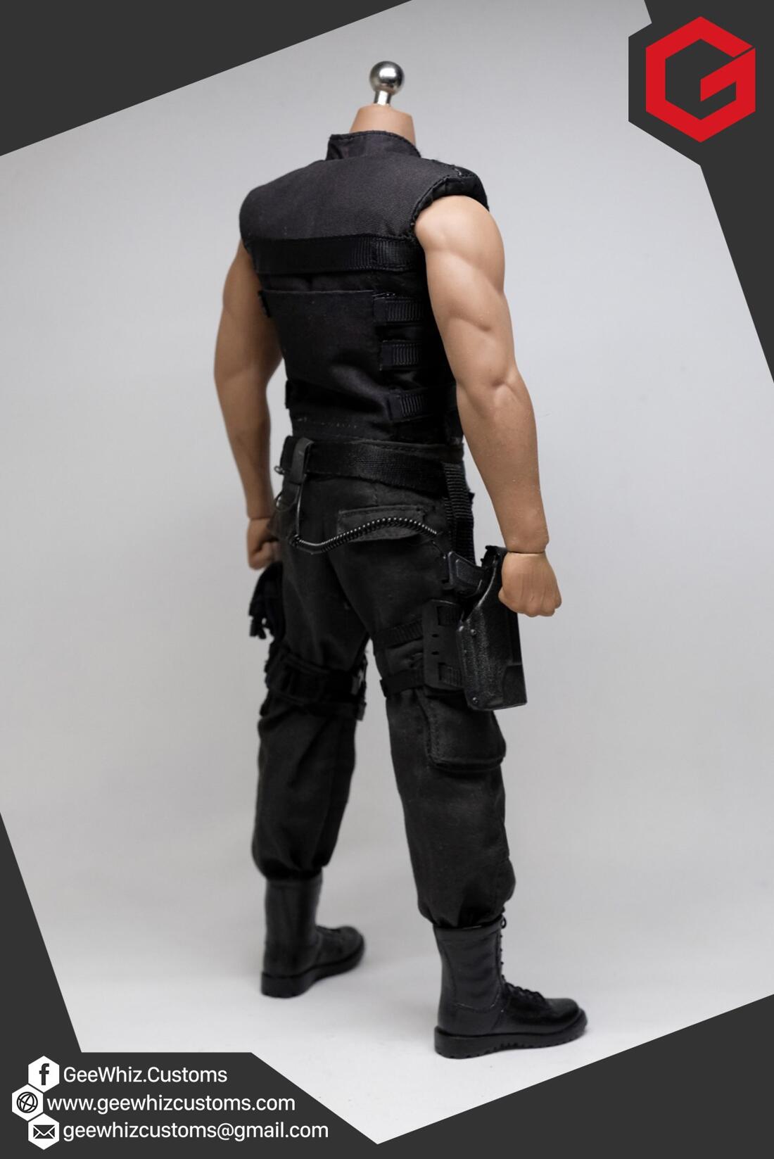 Geewhiz Customs: 1:6 Scale 2004 Punisher's Tactical Vest (Thomas Jane  Version)